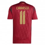 Günstige Fußballtrikots Belgien Carrasco 11 Heimtrikot EURO 2024 Kurzarm